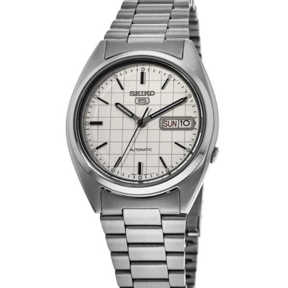 Seiko 5 Steel Men´s 37mm Watch! New